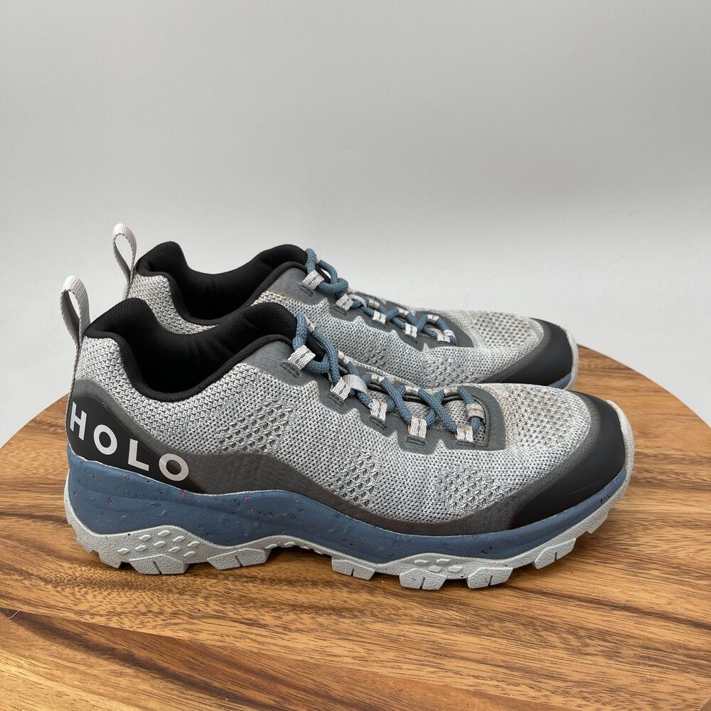 Holo Troy Shoes Mens Size 9 Gray Trail Running Hiking Comfort Walking Sneakers